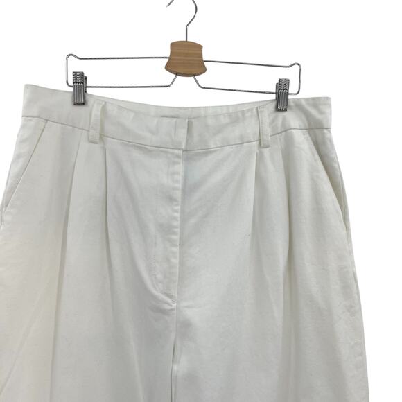 Favorite Daughter The Favorite Pant Denim Wide Leg Geneva White Ivory Size US 18 - Picture 3 of 14